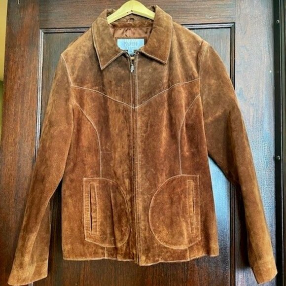 Wilsons Leather Maxima Brown Suede Jacket - Picture 1 of 6